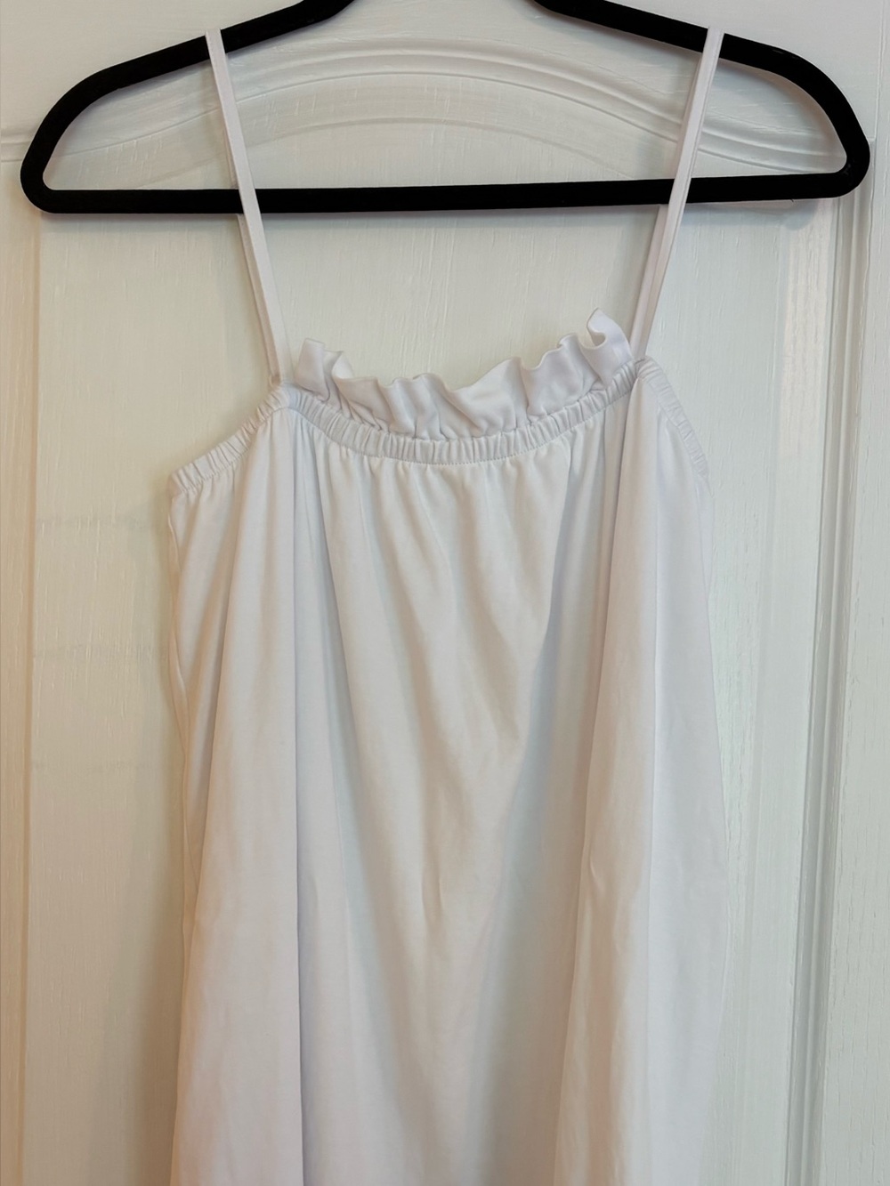 Lake Pima Ruffle Nightgown in White